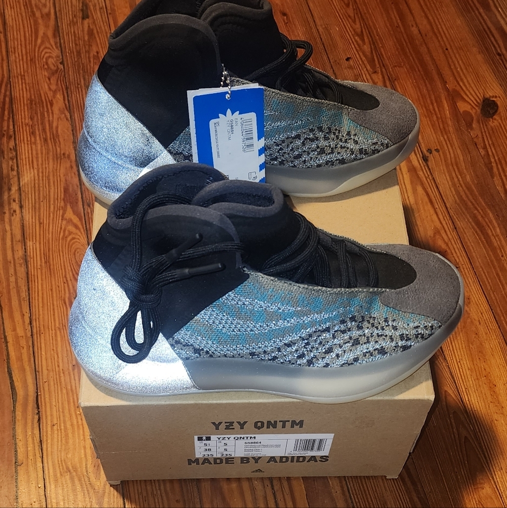 Adidas Quantum Yeezy Teal Kids5. 5/Womens6.95 NWT